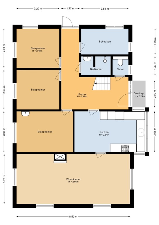 mediumsize floorplan